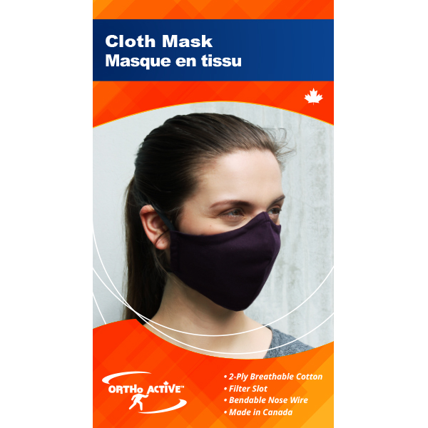 mask packaging front side for web