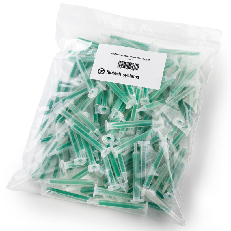 4909 Fabtech PLUSeries Small 50ml Static Mixer Tips